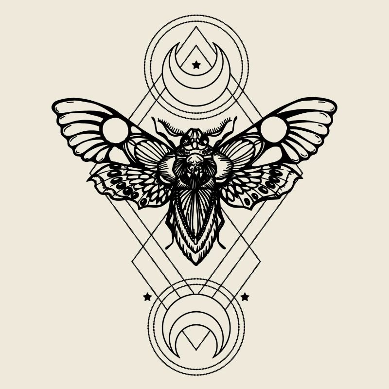 sacred geometry - Geometric -Sfinge dead head
