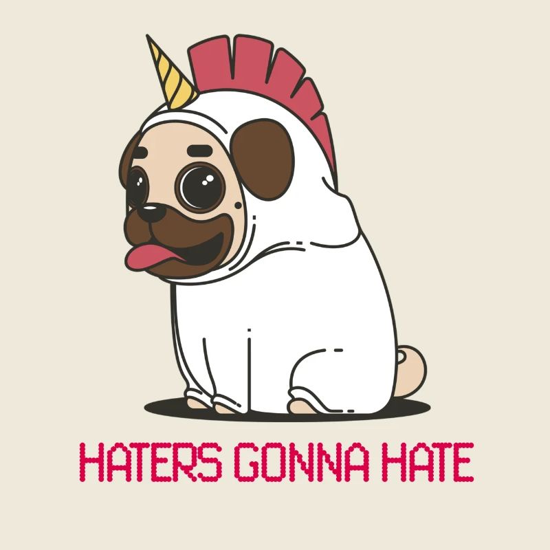 HATERS GONNA HATE UNICORN