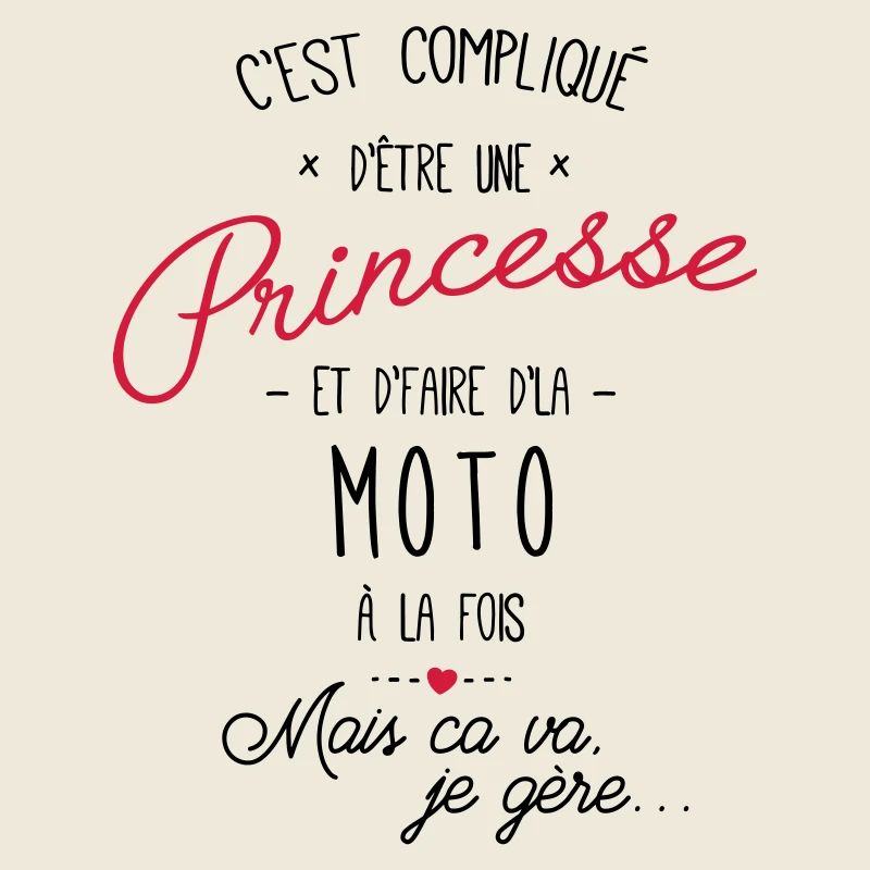 princesse et Moto