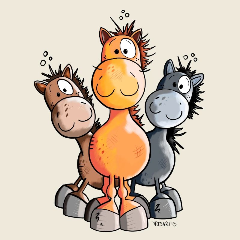 Süßes Pferde Trio