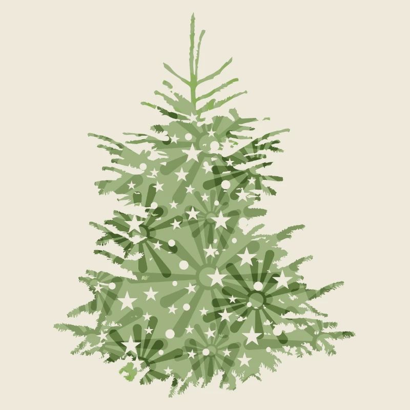 grüner Christbaum, Tannenbaum oder Weihnachtsbaum
