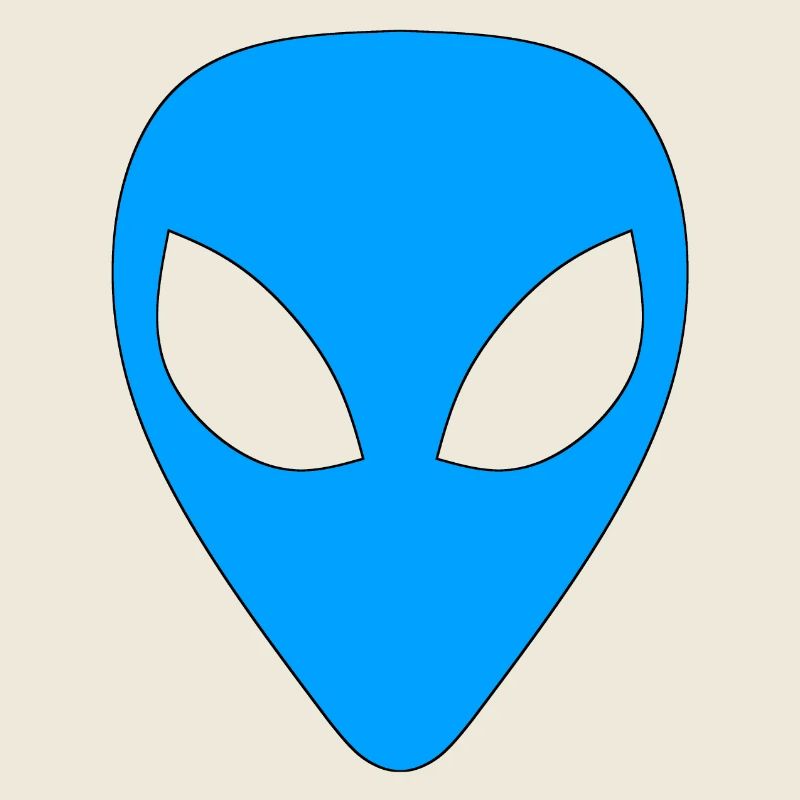 Alien - (Blau)