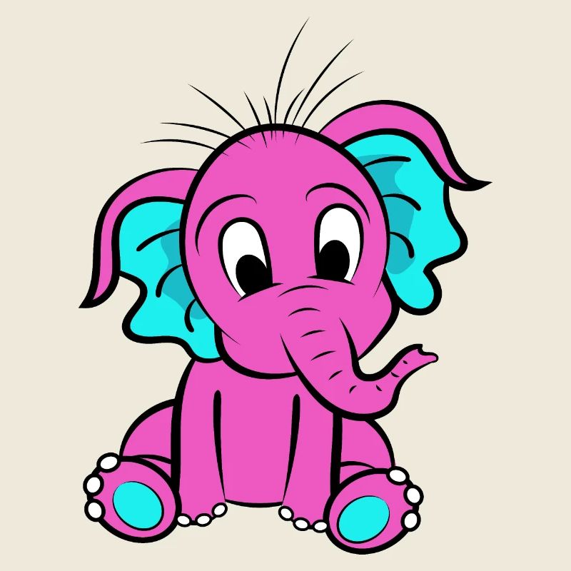 Rosa Elefant
