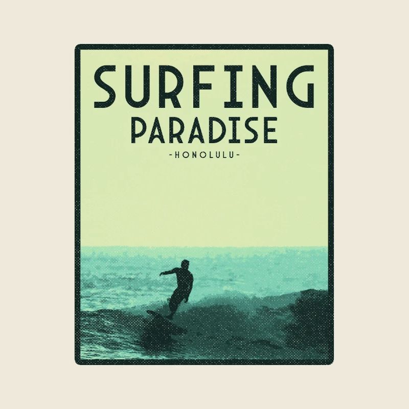 Paradis du surf à Honolulu