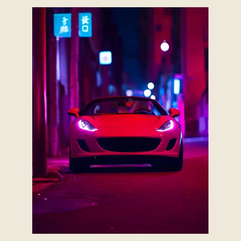 Ein Schieker sportwagen