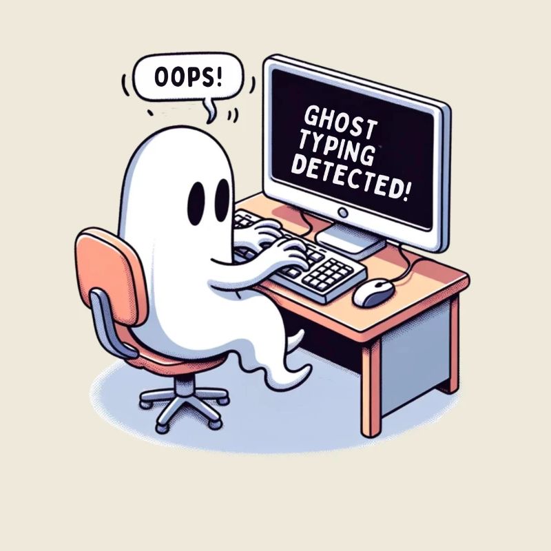 GHOST TYPING DETECTED! - OOPS!