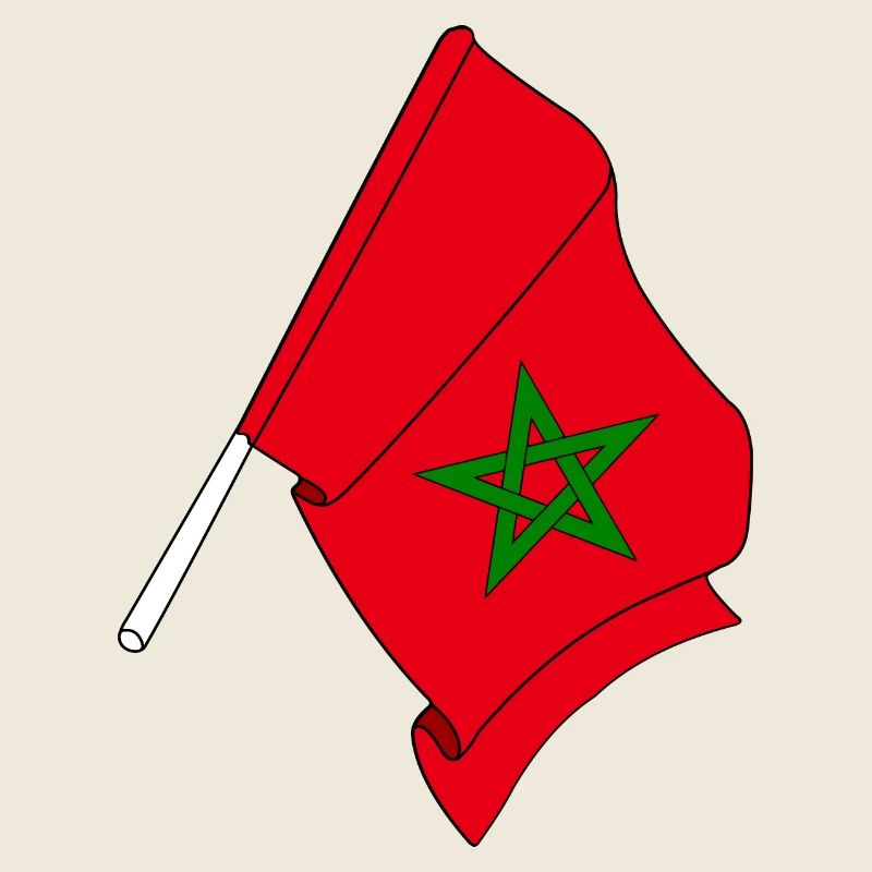 Flagge von Marokko