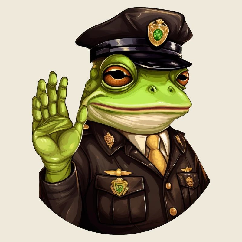 Frog Policeman