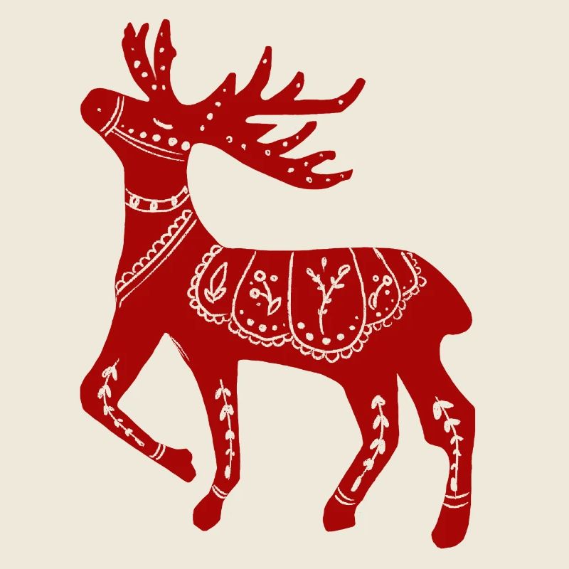 Suède Suède dalarna dala cheval cheval Joyeux Noël orignal
