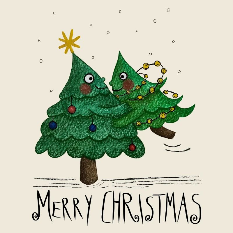 Arbre de Noël Amour Joyeux Noël