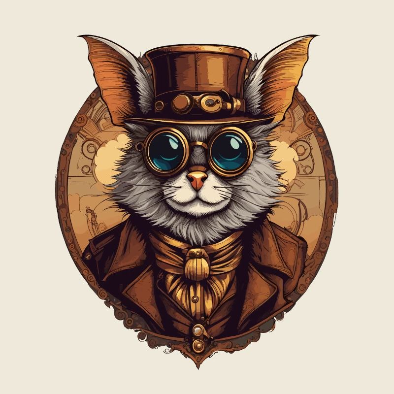 Chauve-souris steampunk