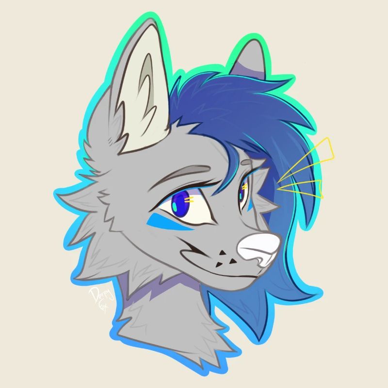 Wind Chime, the She-Wolf (by Derpy Fox)