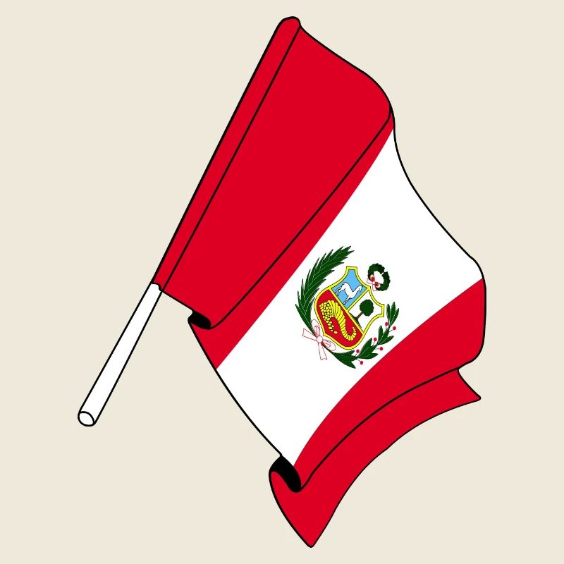 Flagge Peru