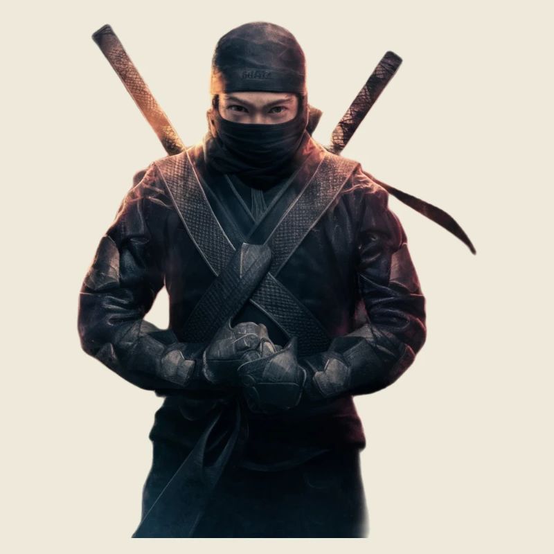 Ninja avec des épées
