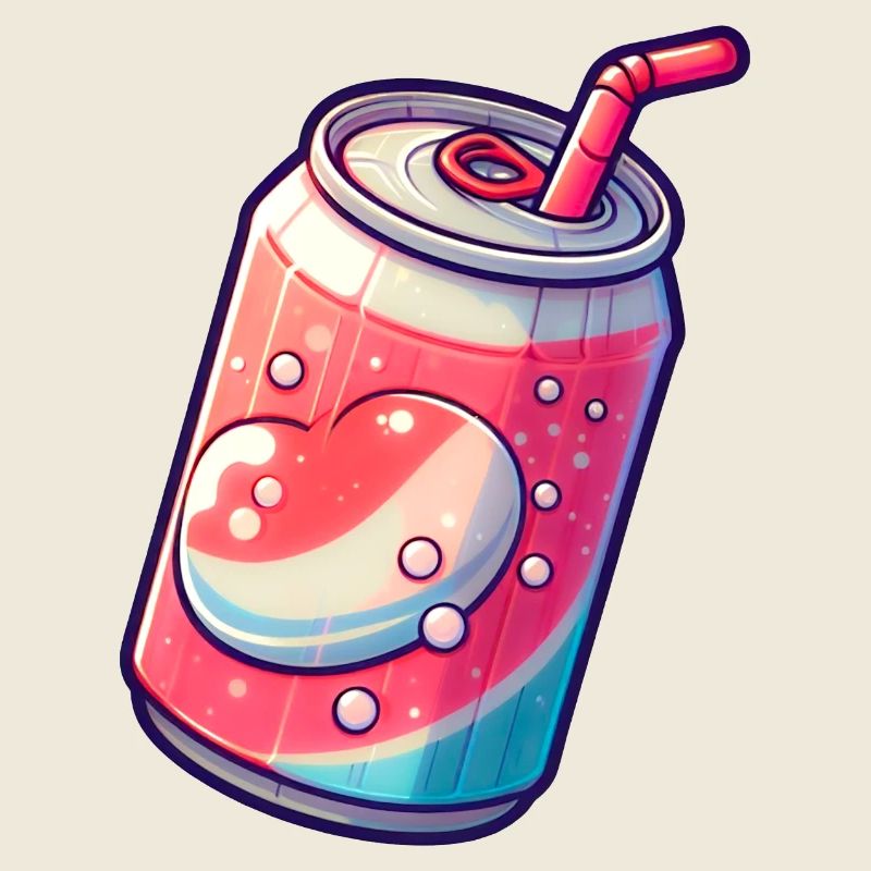 Canette de Soda - boisson Vintage