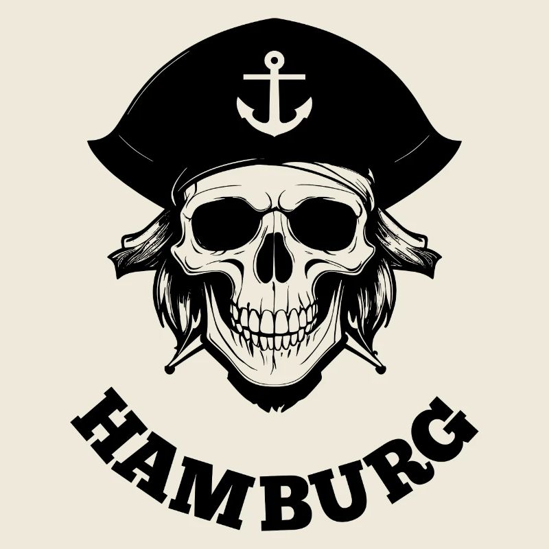 Crâne de pirate de Hambourg