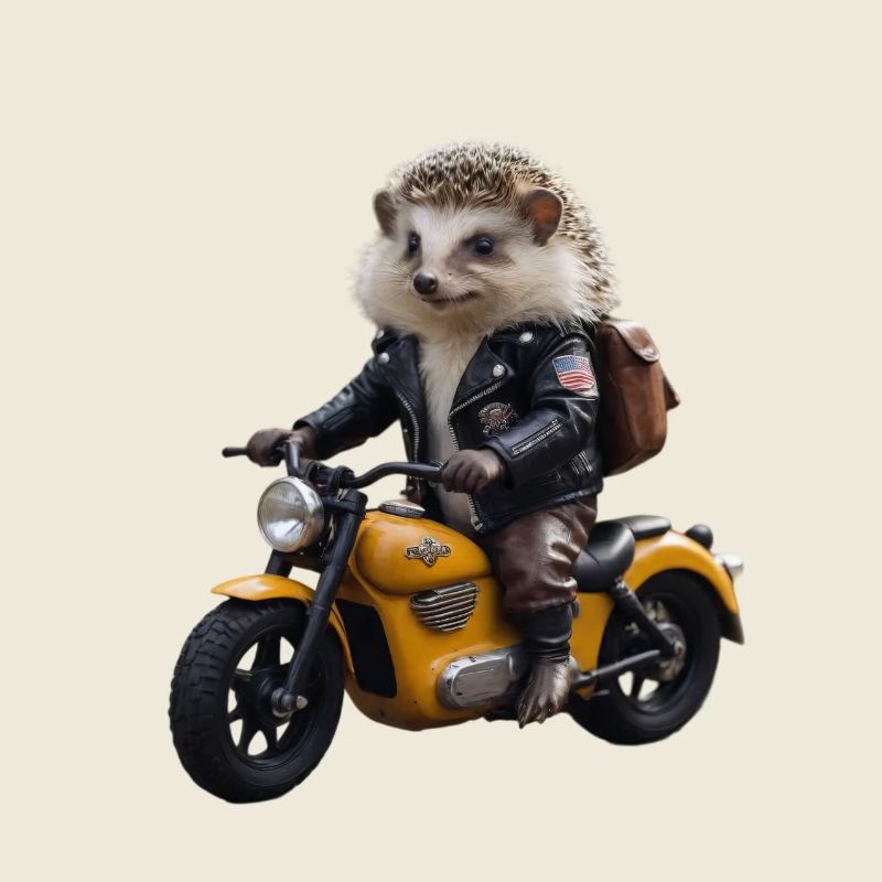 Herisson motard