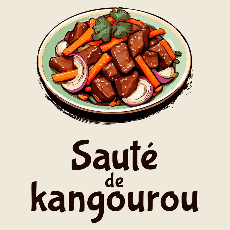 Kangaroo Stir-Fry - Dark Text
