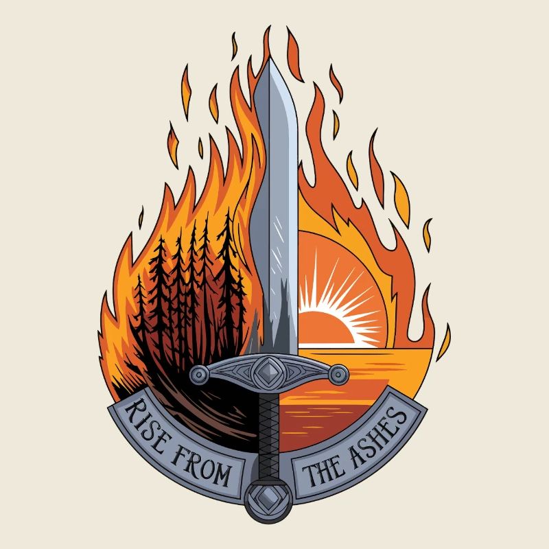 Rise From the Ashes – Phoenix Warrior Sword Art