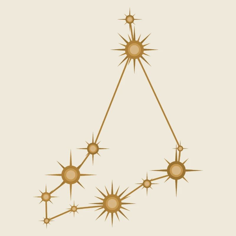 Constellation d’étoiles Capricorne Signe de naissance