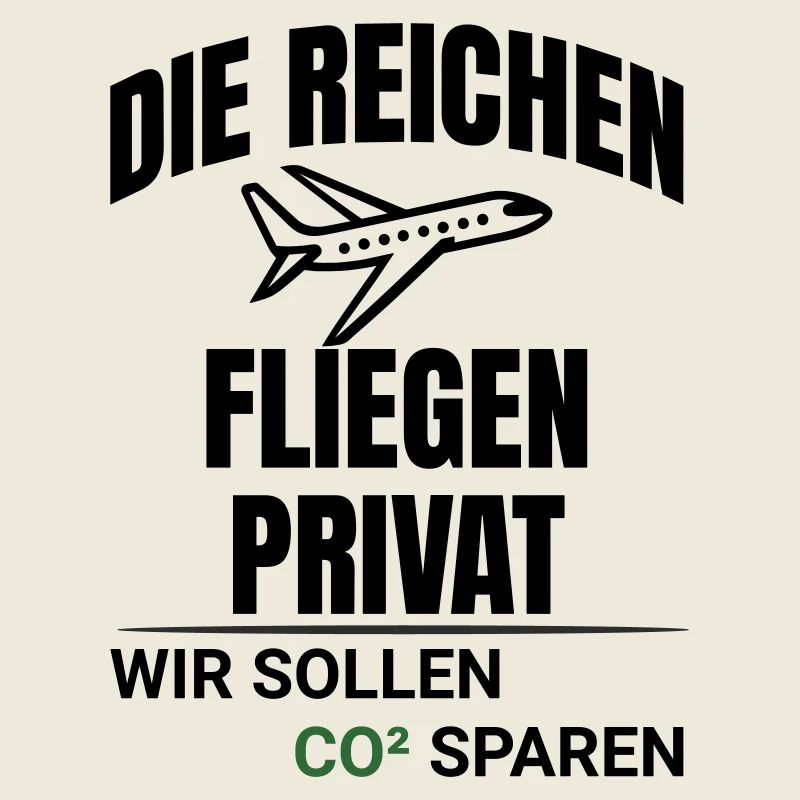 Abstraktes CO2 Klimaschutz Design