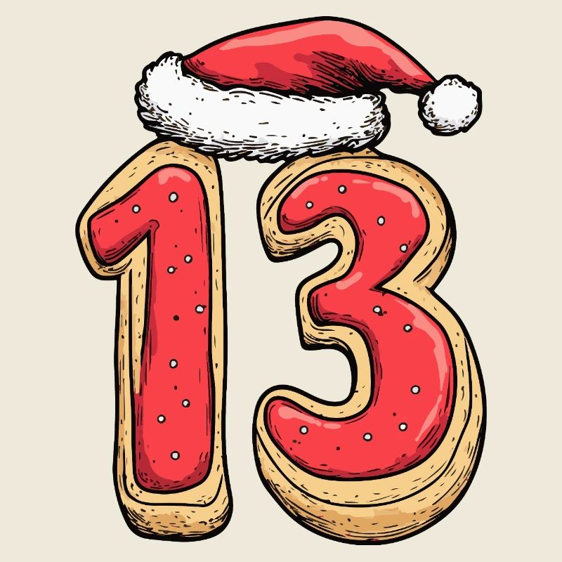 13 Numéro Biscuit Noël