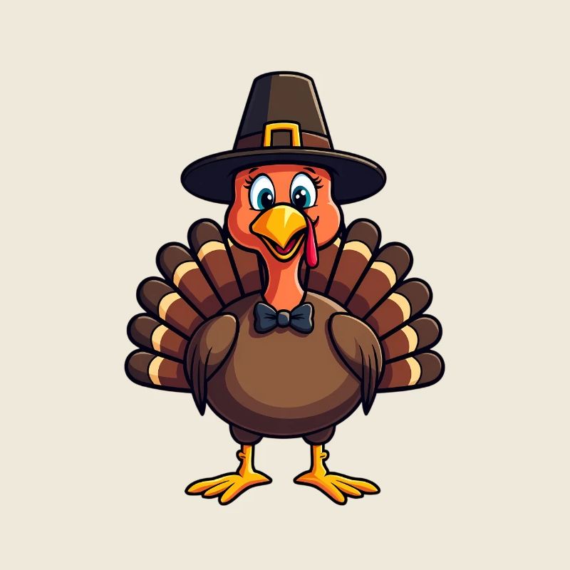 Thanksgiving Drôle Dinde de Thanksgiving