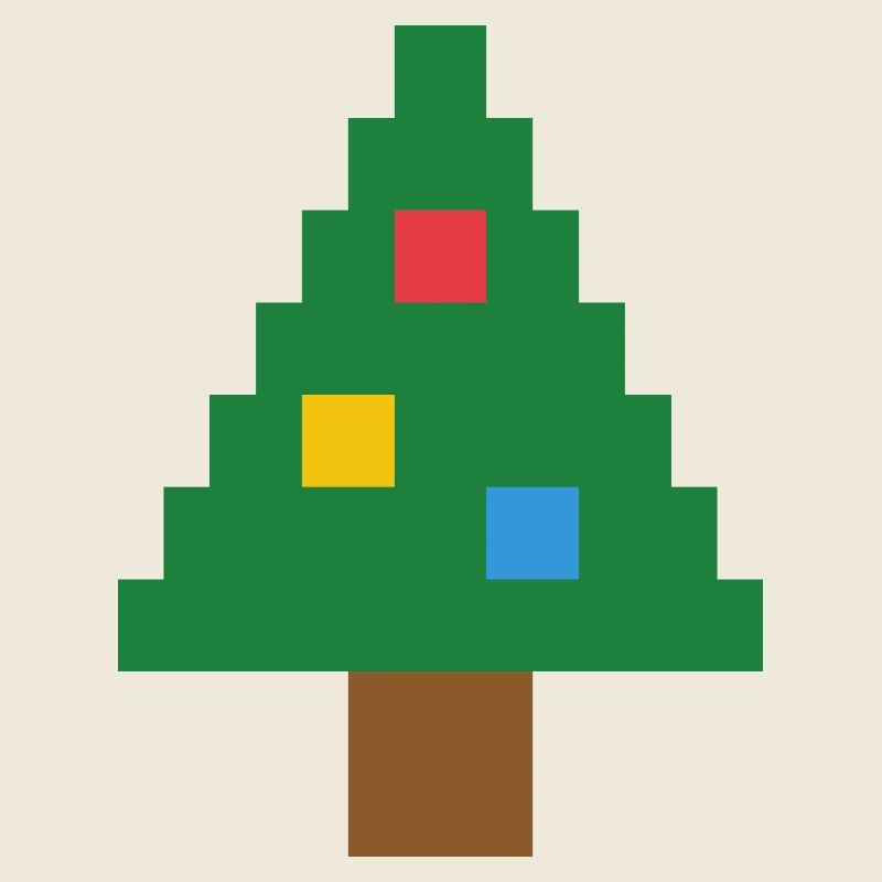 Pixel Fir – Look pull de Noël moche