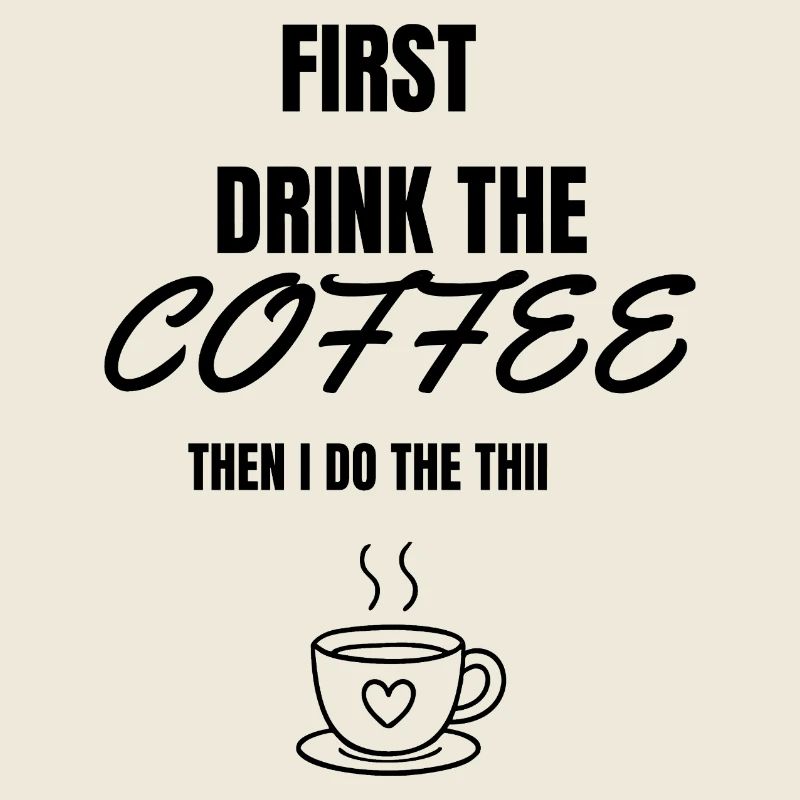 Coffee First - Citation drôle mal orthographiée