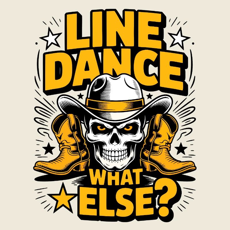 Line Dance Skull Western – What Else?