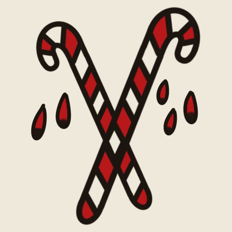 Cannes d’Orge croisées Symbole