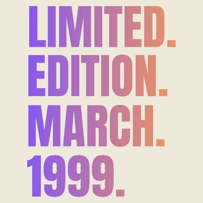 Vintage Birthday March 1999