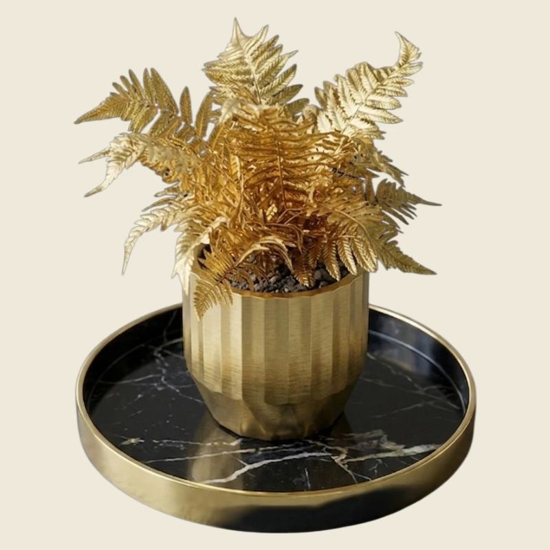 Moderne Kunst Goldfarn