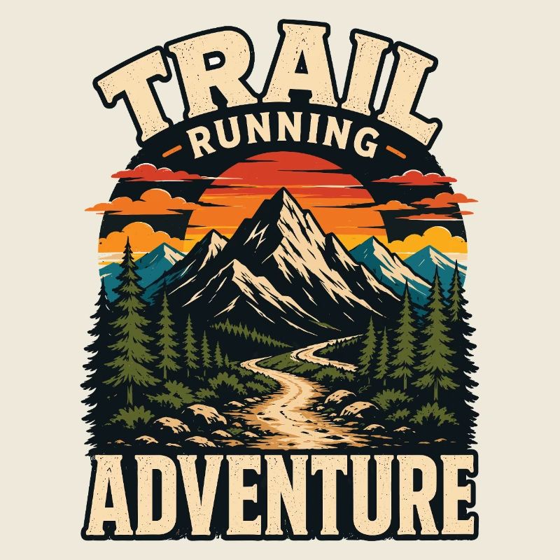Aventure de course en sentier