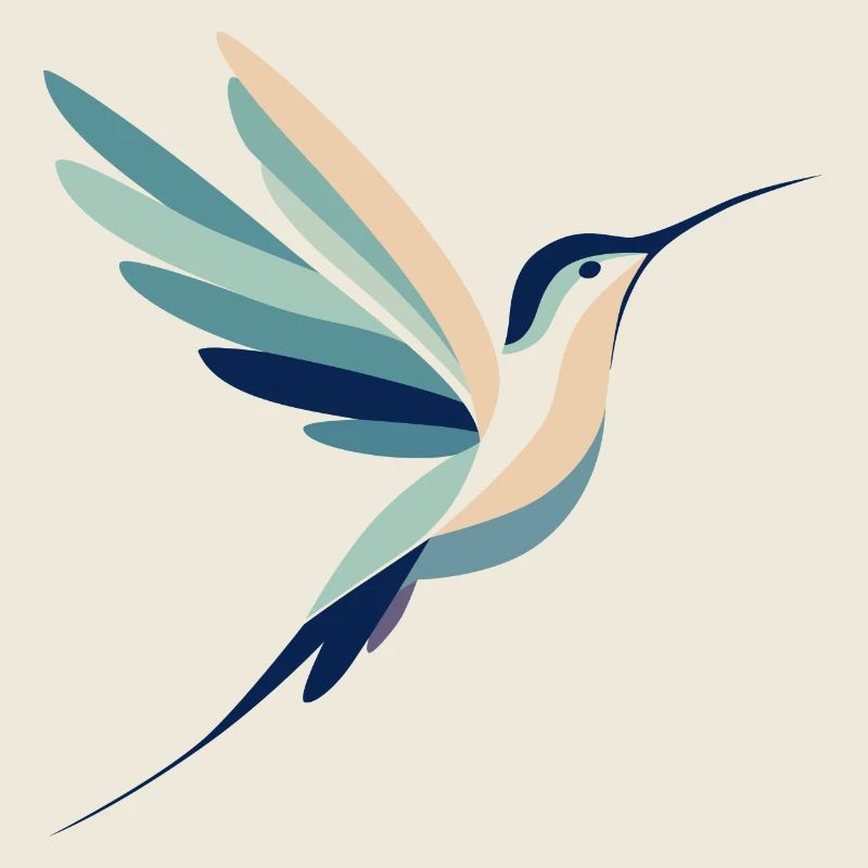 Kolibri im Flug