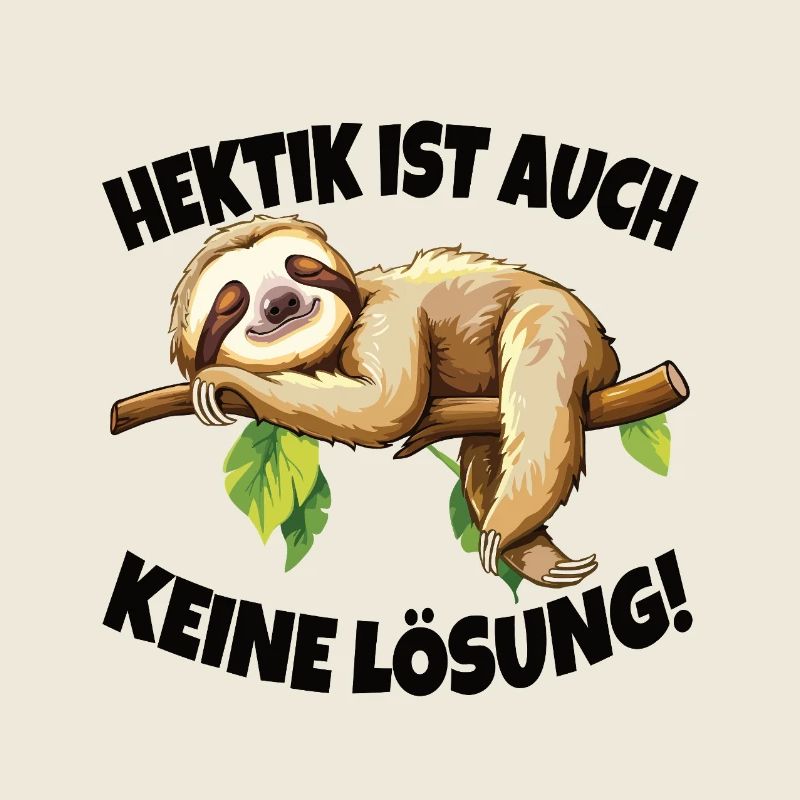 Hectic is also not a solution sleeping sloth
