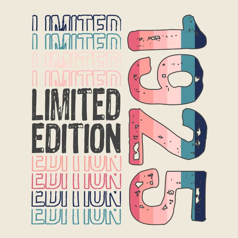 Limited Edition Since 1925 Birthday Vintage 1925