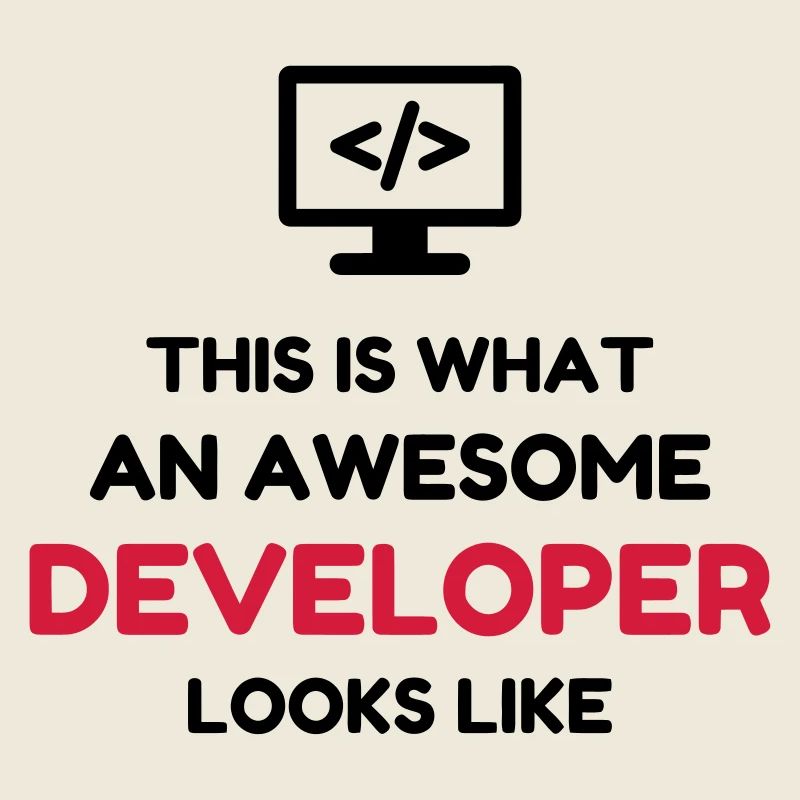 Developer Entwickler Développeur Computer Geek