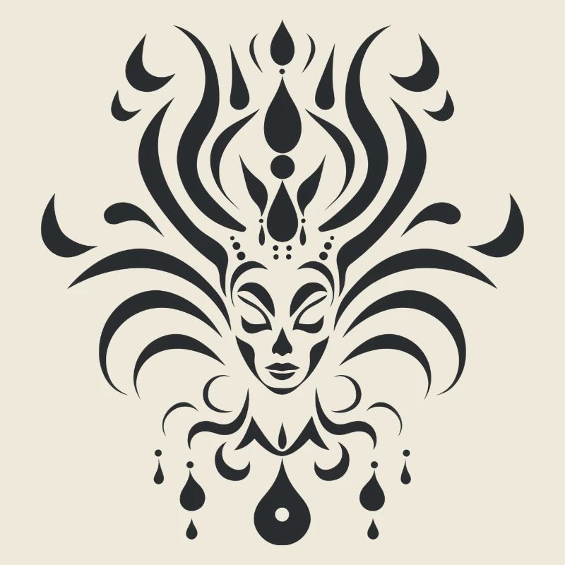 Santeria dévotion exprimée - Art pour les pendentifs