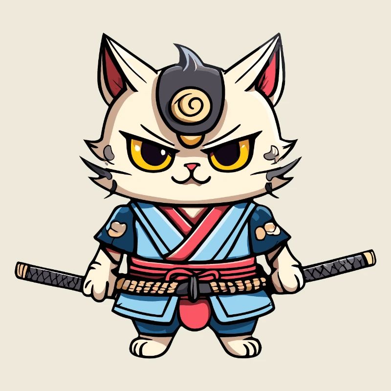 Samurai Cat #38