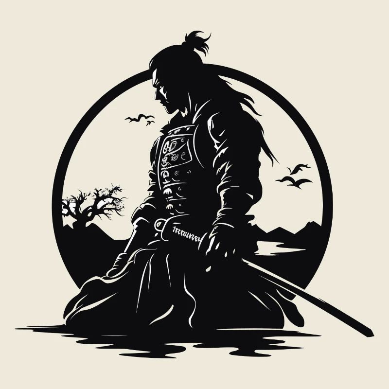 Samurai Warrior Japan Landscape