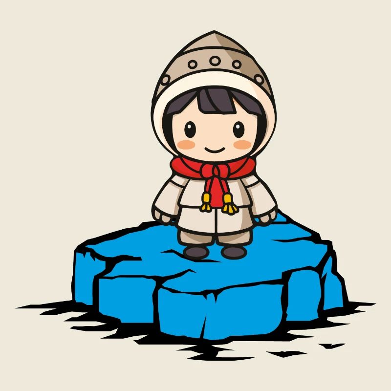 eskimo girl eisscholle