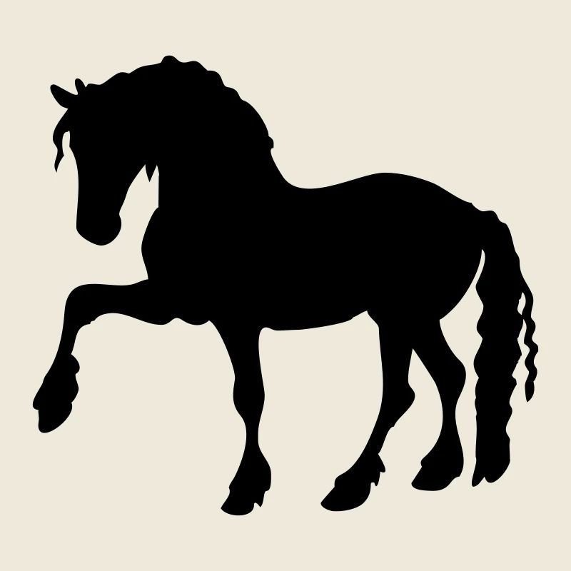 Friesian horse