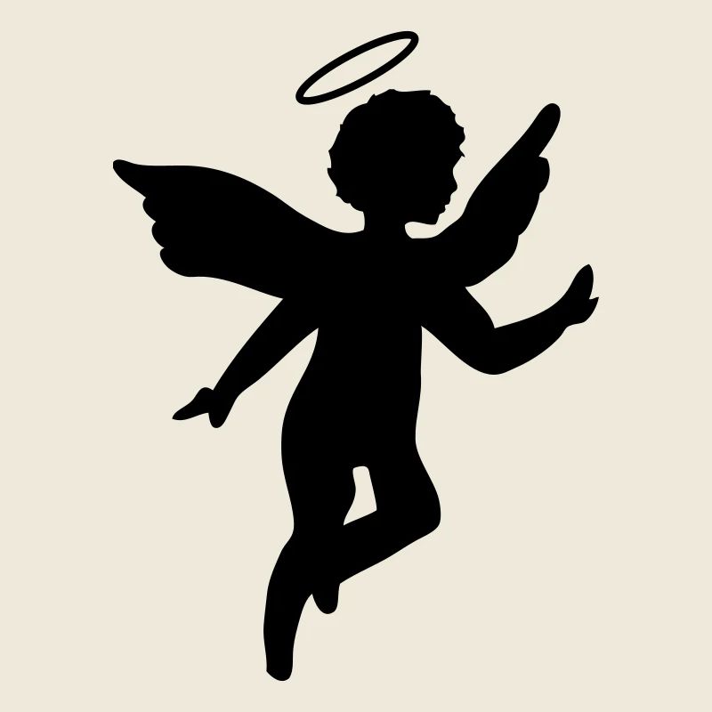 Petit ange avec une auréole