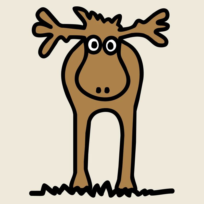 Lustiger Elch oder Rentier?