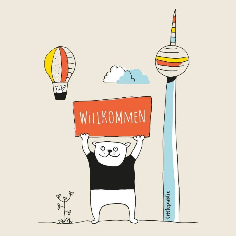 Berlin Bear and TV Tower | little public