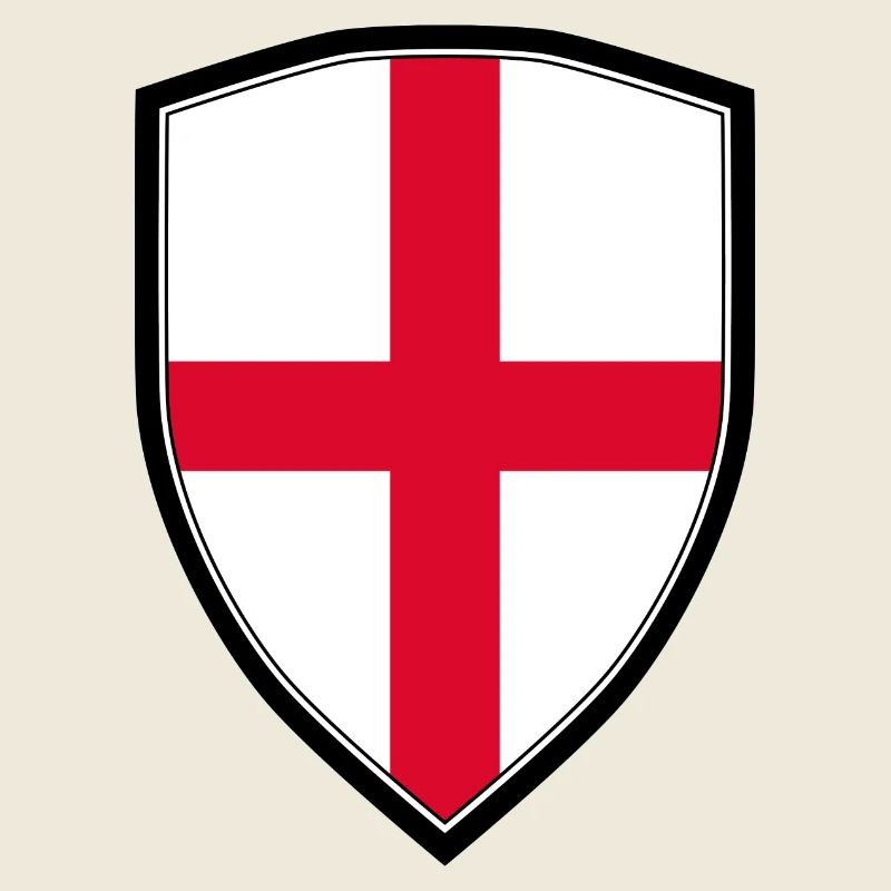 ENGLAND FLAG SHIELD