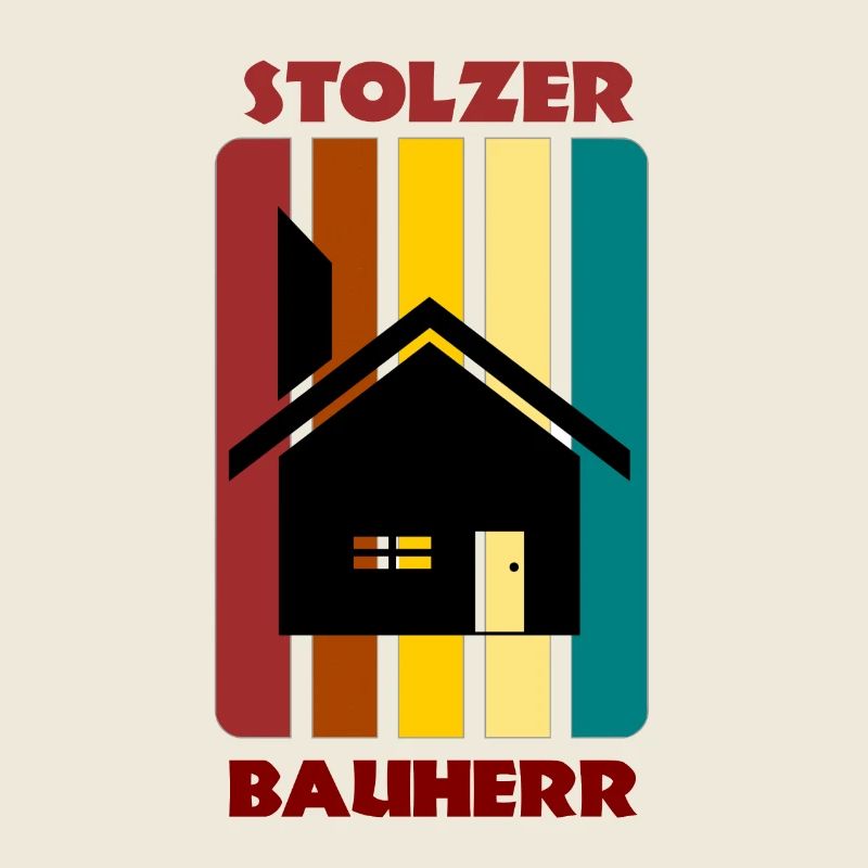 Stolzer Bauherr / Hausbau / Geschenk