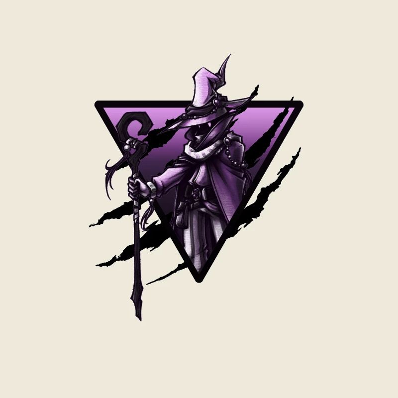 triangle de mage noir