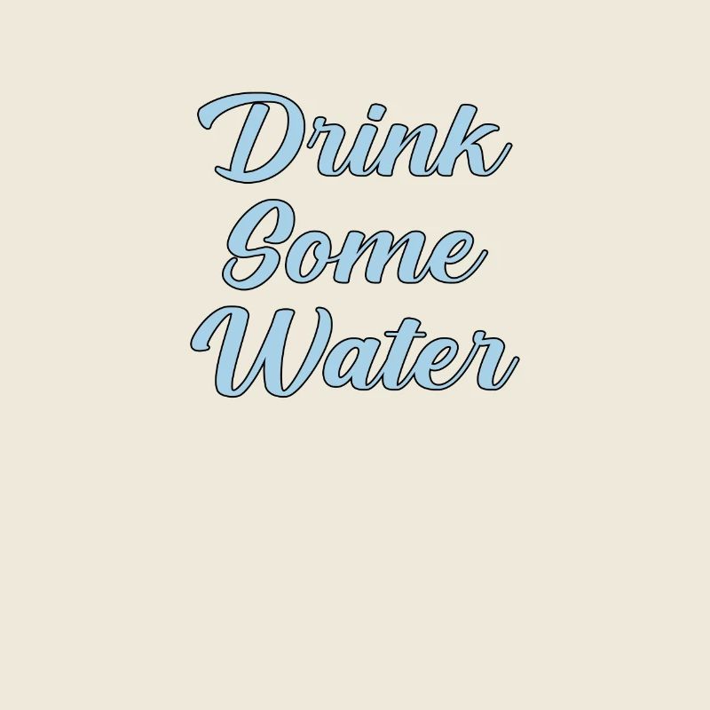 Buvez de l’eau scripte